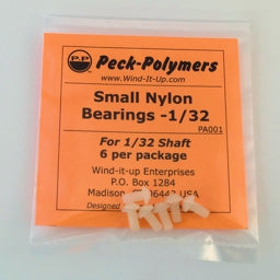 Small Nylon Bearings - 1/32