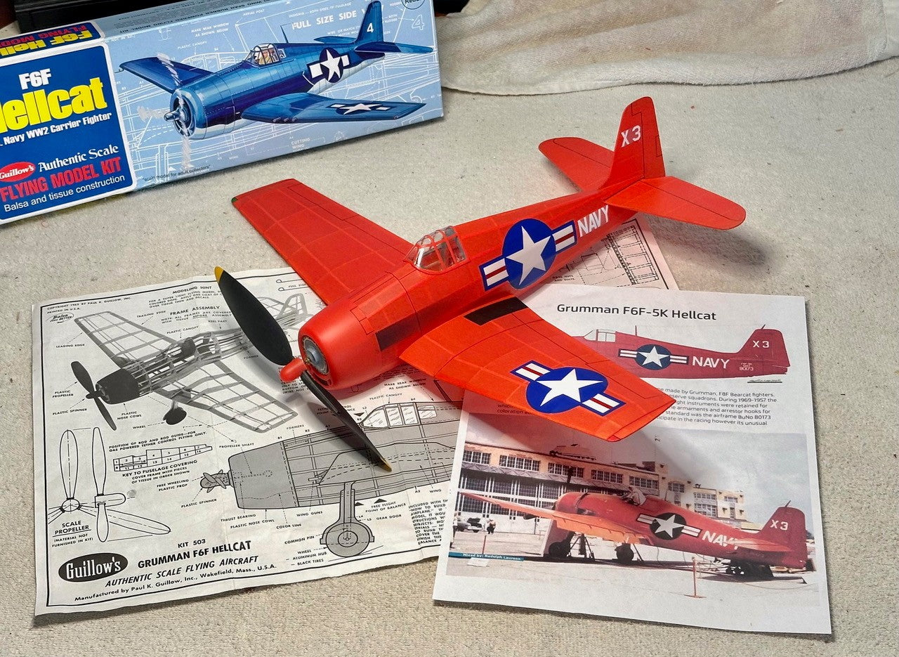 Guillow's 500 Series F6F Hellcat – Wind-it-up Enterprises LLC
