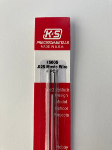 K&S Music Wire - .025 - 4 pcs.