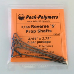 Reverse 'S' Prop Shafts 3/64"