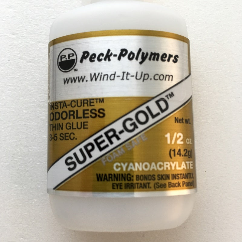 CA Glue - Super-Gold Odorless Thin 1/2 oz. – Wind-it-up
