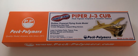 Peanut Scale Piper J-3 Cub Model Kit