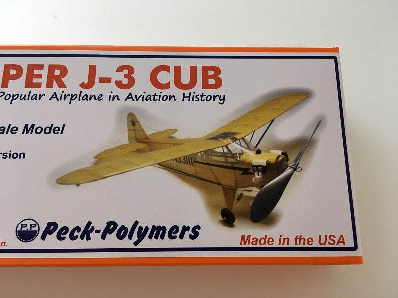 Cub Model Peanut Scale Piper J-3 Cub Model Kit – Wind-it-up Enterprises LLC