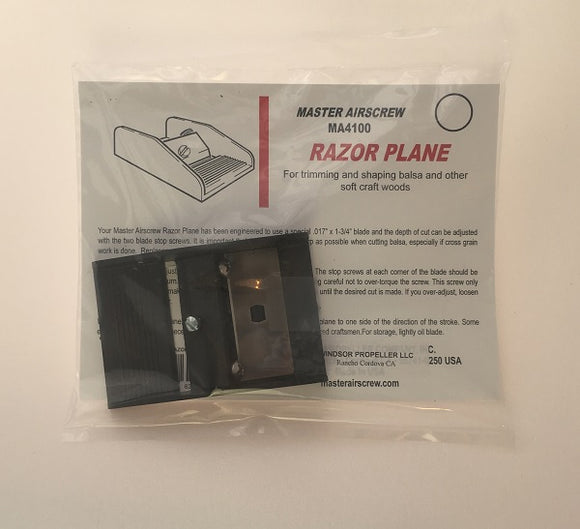 David Razor Plane Tools and Supplies for Building and Flying – Wind-it-up Enterprises LLC